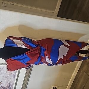 Unleash Your Inner Vibe with this Psychedelic Slit Dress